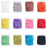 SOFPLATE 12-color fly tying chenille for DIY lures and jigs