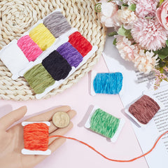 SOFPLATE polyester chenille yarn rolls for lightweight jig creation