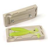 Soft plastic lure mold Easy Shiner 3 inch two cavity