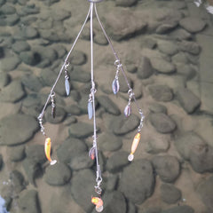 Green softbait belly (95 mm) with 4 g weight