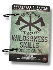 Sojourner Fieldcraft waterproof pocket guide cover, rugged for outdoor field use
