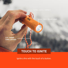 S.O.L. Fire Lite USB recharge in two hours powers multiple lighting sessions.