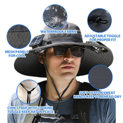 USB charging cables for the Solar Fan Hat