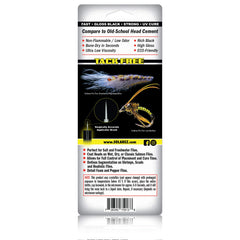 SOLAREZ Bone Dry Black application spot demonstrates quick UV-curing use