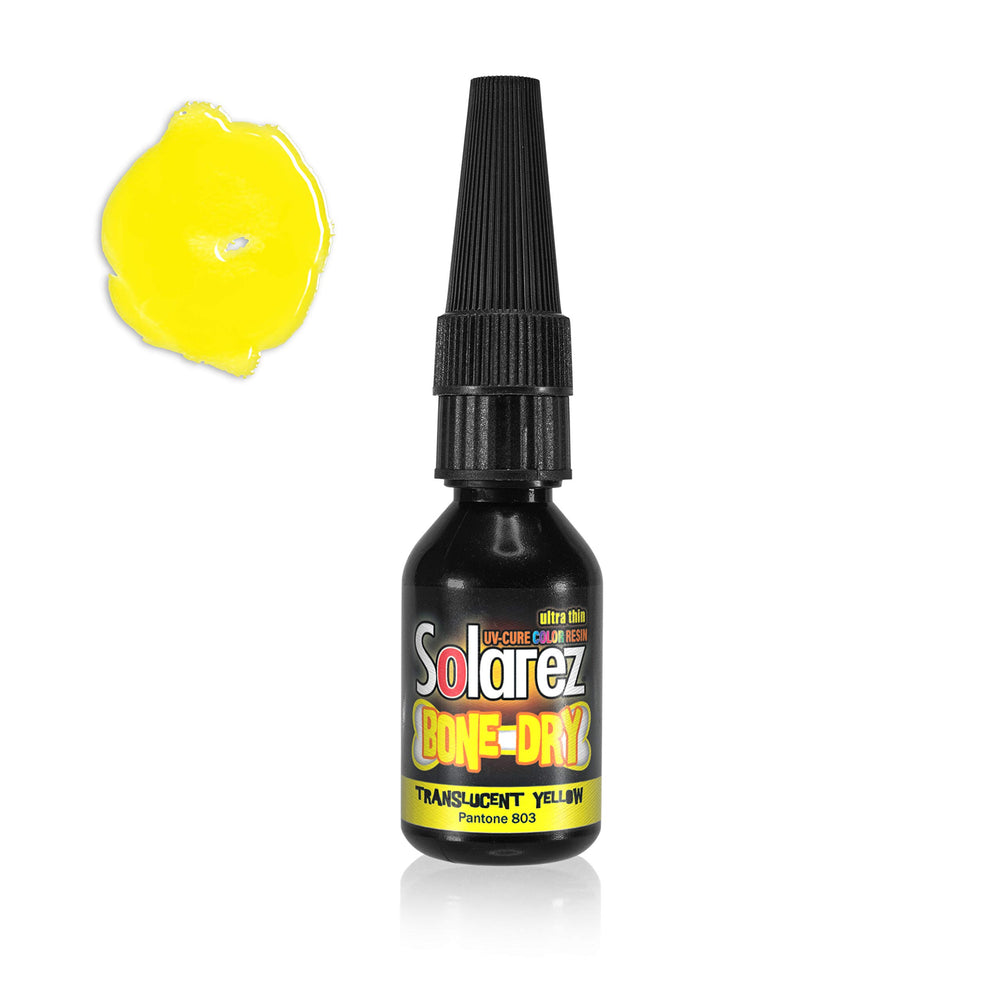 SOLAREZ Bone Dry Colors bottle for vibrant, fast-drying fly-tying accents