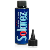 SOLAREZ bottle with transparent UV resin, ideal for fast fly-tying builds.