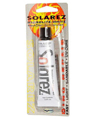 SOLAREZ Polyester Microlite bottle closeup, highlighting rapid UV cure capability.