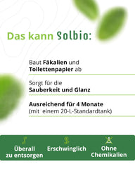 Solbio camping toilet usage scene highlights easy dosing and odor control on outdoor trips
