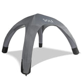 SOLI Inflatable Shade Air Canopy with pump demonstrates quick shade setup for outdoor fun.