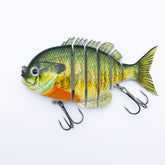 Soljer Blue Gill Swimbait 6in front view for large fish applications