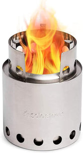 Solo Stove Lite assembled on a table ready for camp meals