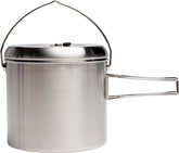 Solo Stove Pot 4000 stainless steel body designed for compact camping cooking.