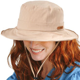 SOMALER women's sun hat with 7cm wide brim and UPF50+ protection