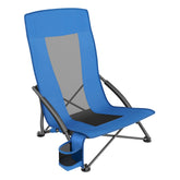 SONGMICS camping chair high backrest provides extended back support for outdoor comfort.
