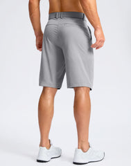 Soothfeel men's casual shorts 9inch expandable waistband for all-day comfort.