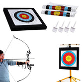 SOPOGER archery target for backyard practice enables easy arrow removal and durable outdoor training.