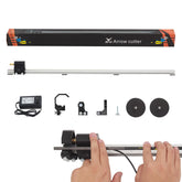 SOPOGER Arrow Saw shows powerful motor for carbon arrow cutting.