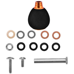 Sorand EVA-metal construction provides lightweight, sturdy grip