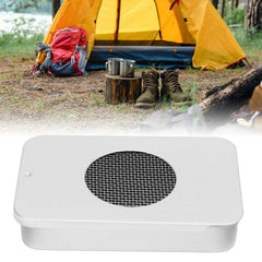 Sorandy mini-alcohol stove on small pot setup for quick meals.