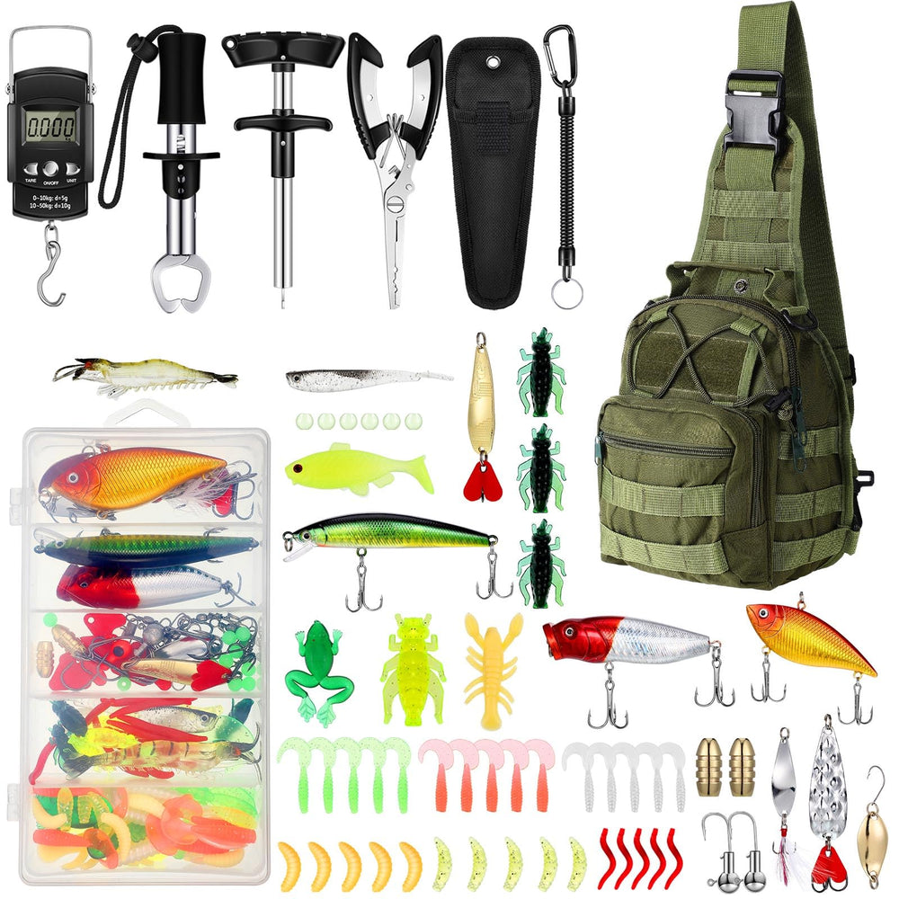 Sosation 134 Pcs tackle box organized for fishing trips