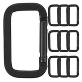 Sosoport carabiner travel keychain 10-pack for quick, secure gear access.