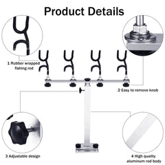 Sotiff PVC-coated steel wire rod holder resists rust on boats