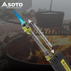 SOTO Pocket Torch Electronic Ignition: quick start in windy conditions