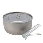 SOTO Titanium Pot 1100ml ultralight design supports light backpacking meals.