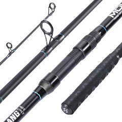 Sougayilang 3-piece rod breakdown for easy packing and portability.