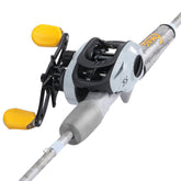 Sougayilang 6ft graphite 2pc rod and reel combo for bass and panfish versatility