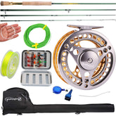 Sougayilang 9ft 4-piece fly rod with cork handle