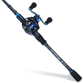Sougayilang baitcaster rod assembly shows lightweight control for all-day fishing.