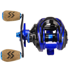 Sougayilang baitcasting reel magnetic braking system close-up shows precise cast control