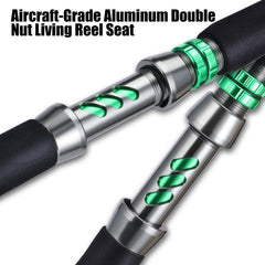 Sougayilang catfish 2-piece casting rod grip for comfortable handling