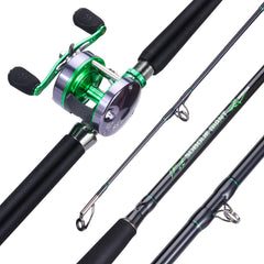 Sougayilang catfish baitcast reel and rod setup for versatile casting
