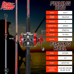 Sougayilang catfish-ready setup shows large line capacity for deep cranking.