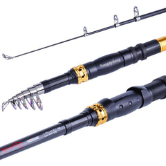 Sougayilang CNC reel seat aluminum securely locks reels.