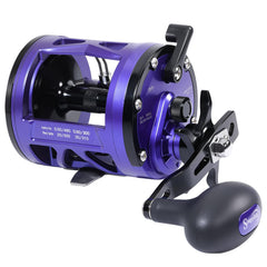 Sougayilang conventional reel full view demonstrates lightweight aluminum frame for durable performance.