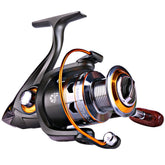 Sougayilang DK5000 reel front view showing durable metal body and spool