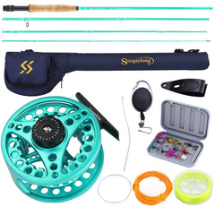 Sougayilang fly rod and reel assembly ready for versatile fishing.