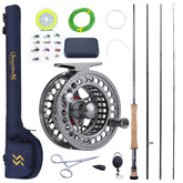Sougayilang fly rod and reel combo, 9ft, 7-8 weight, 4-piece