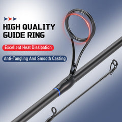 S Style hook keeper on the rod handle