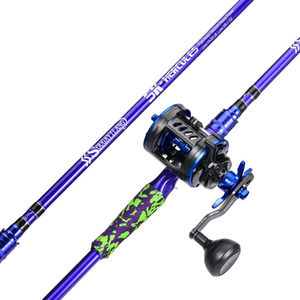 Sougayilang inshore 7ft rod with ergonomic grip for extended casting sessions.