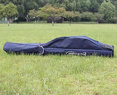 Close-up of rugged fabric and reinforced stitching