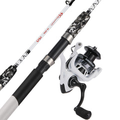 Sougayilang spinning reel closeup highlights smooth line lay for steady casts.