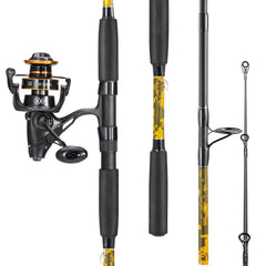 Sougayilang spinning rod combo front view