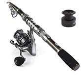 Sougayilang spinning rod combo travel-ready shows compact portability for on-the-go fishing.