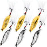 Sougayilang spoons 6pcs silver and gold finish front view