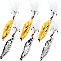 Sougayilang spoons 6pcs silver and gold finish front view