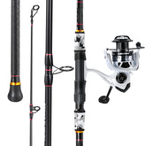 Sougayilang surf fishing rod and reel combo assembled for offshore casting confidence